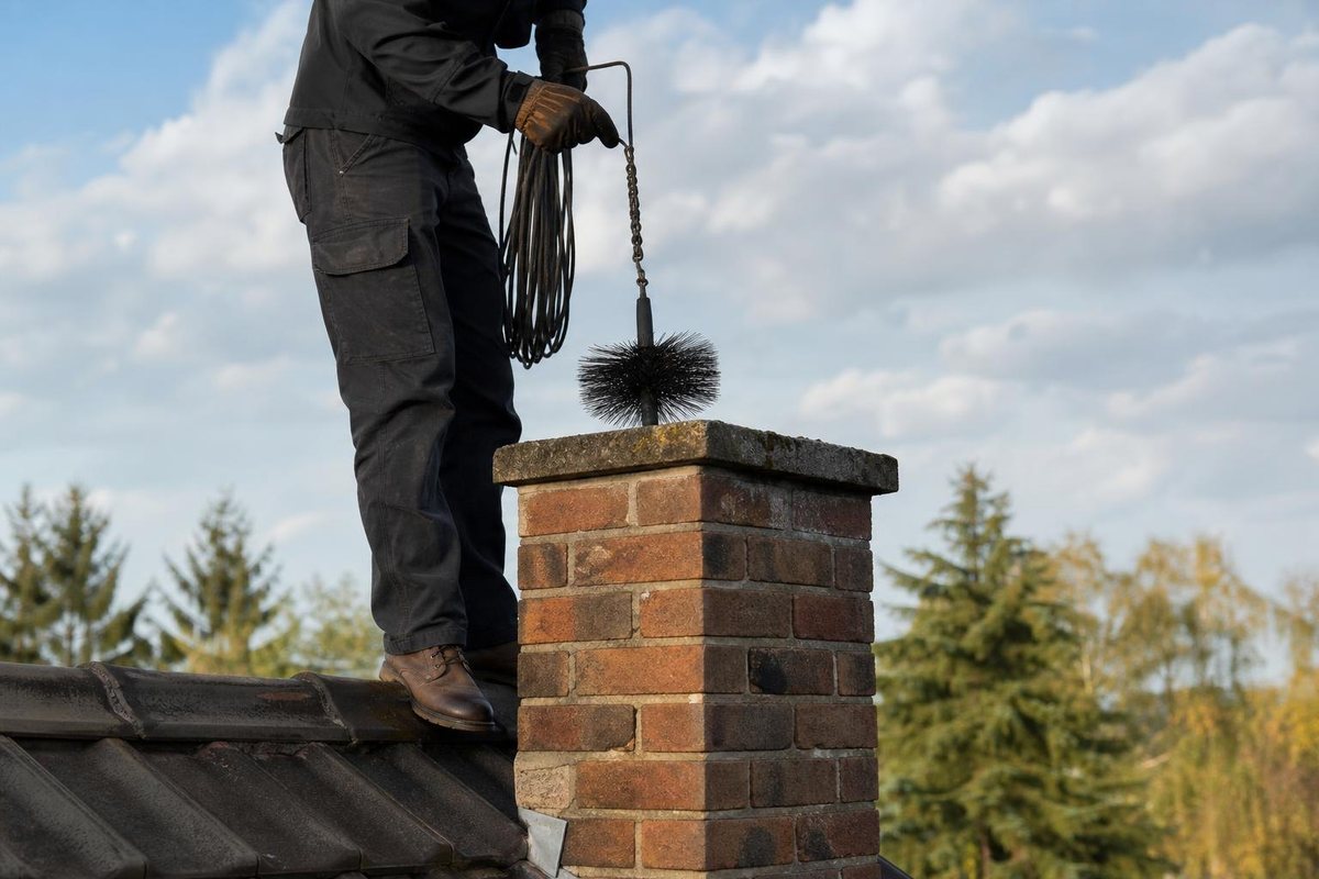 Stock photo: On the roof